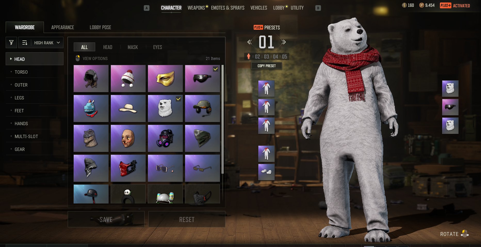 🎀PUBG PLUS🎀✅257 LVL✅RANKED OPEN✅🔥MANY SETS AND GUNS🔥🎀POLAR BEAR SET🎀, Yes BATTLEGROUNDS Plus