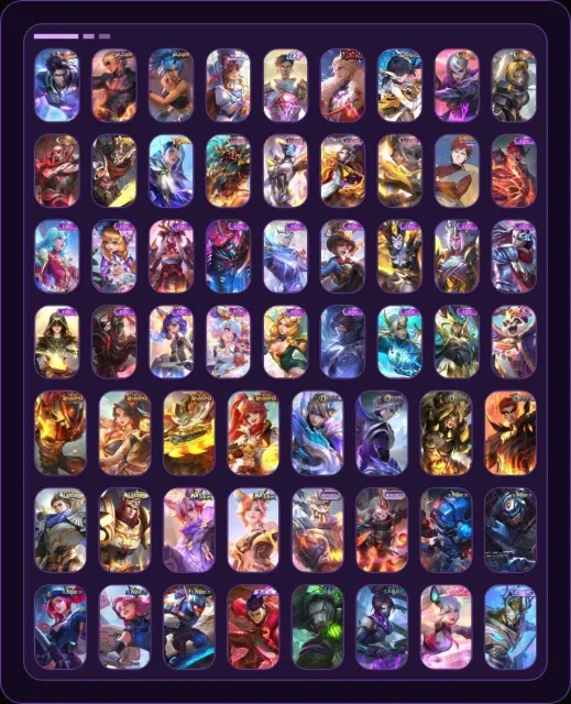 🔥Jungle and Exsp🔥Lancelot Kishin🔥Gossen Kof+11.11🔥Benedetta+Chong Collectors🔥Ruby Aspirant🔥, Sale, Rank: Mythical Immortal, Level: 77, Win Rate: 50%, Heroes: 133, Skins: 346