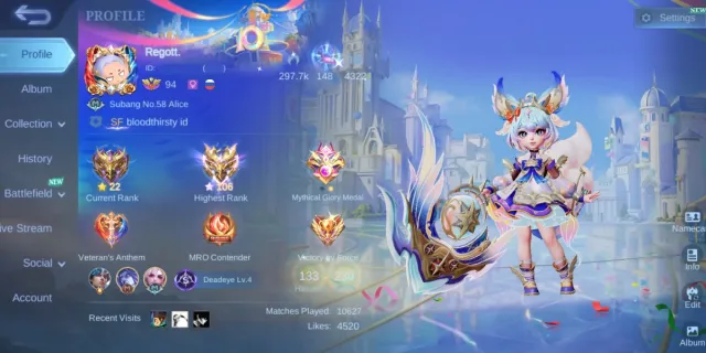 ✅ MAX EMBLEM & HEROES ⚜️ COLLECTOR NATALIA 🔰 2 LIGHTBORN 💠 13 EPIC SKIN 📧 TAKE EMAIL, Продажа, Ранг: Мифический, Уровень: 94, Процент побед: 50%, Герои: 133, Облики: 230