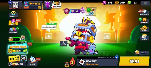 Selling personal account (2026), trophies 44500, brawlers 78, primes 23