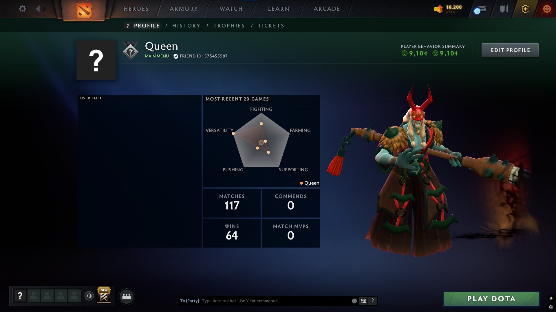 🌟 4550 MMR | 🌟 No Top-Ups 🌟 Original Email Included 🌟 Warranty 🌟 24 Trophies 🌟, Sale, 4550 MMR, 9000 Behavior score, 9000 вежливости, 110 games, 420 hours