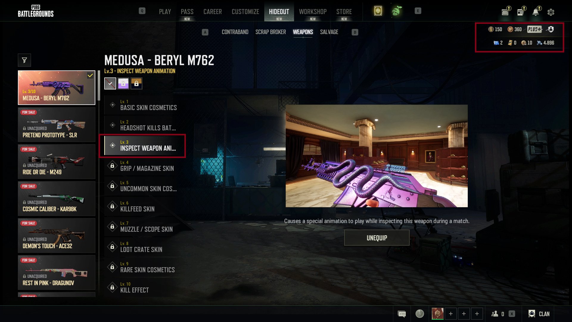 💖[Progressive Level 3] Beryl M762 Medusa💖DUNCAN HANDWRAPS💖🔥PGC 2021 + Name Change🔥✅AUTO DELIVERY✅🔥, No BATTLEGROUNDS Plus