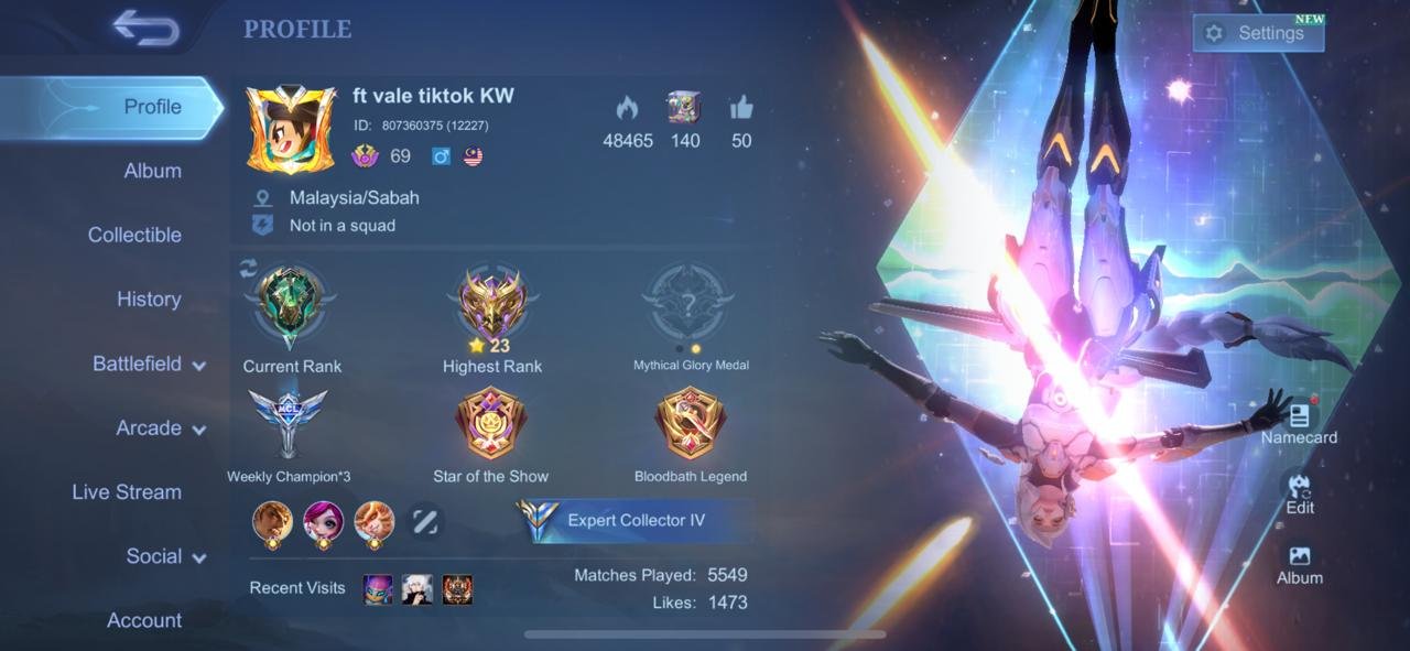 #304⚡Leslie's Box | Epic Moskow/ Freya / Nana/ Vail / Gatokacha / Zilong / Badang Pegassein⚡, Sale, Rank: Epic, Level: 69, Winrate: 48%, Heroes: 102, Skins: 156