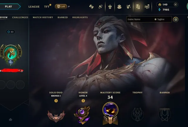 🔑EUNE🔑62% Winrate🔑S16 Bronze I🔑S16 Gold IV MMR🔑47 Champions🔑3 Skins🔑Perfect Smurf Account, Sale, level 33, champions 47, skins 3, Bronze