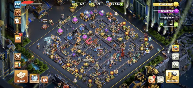 18 TH full at 90%, 18 TH Home Village, 10 TH Builder Base