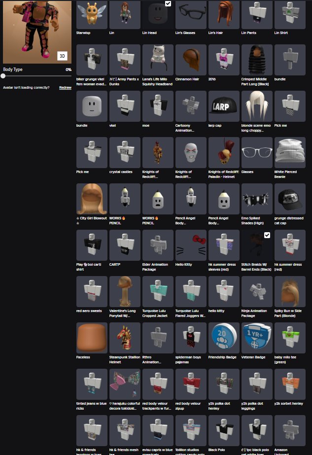 💸【ROBUX TOTAL】💸 🌸 🌸🖤SKINS+AKS+ANIMATIONS < NO MAIL, Sale, Voice chat: No