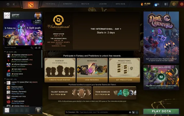 selling account, main pool, with original email +1 letter, Sale, 5800 MMR, 12000 trust, 9600 politeness, 1037 matches, 1371 hours