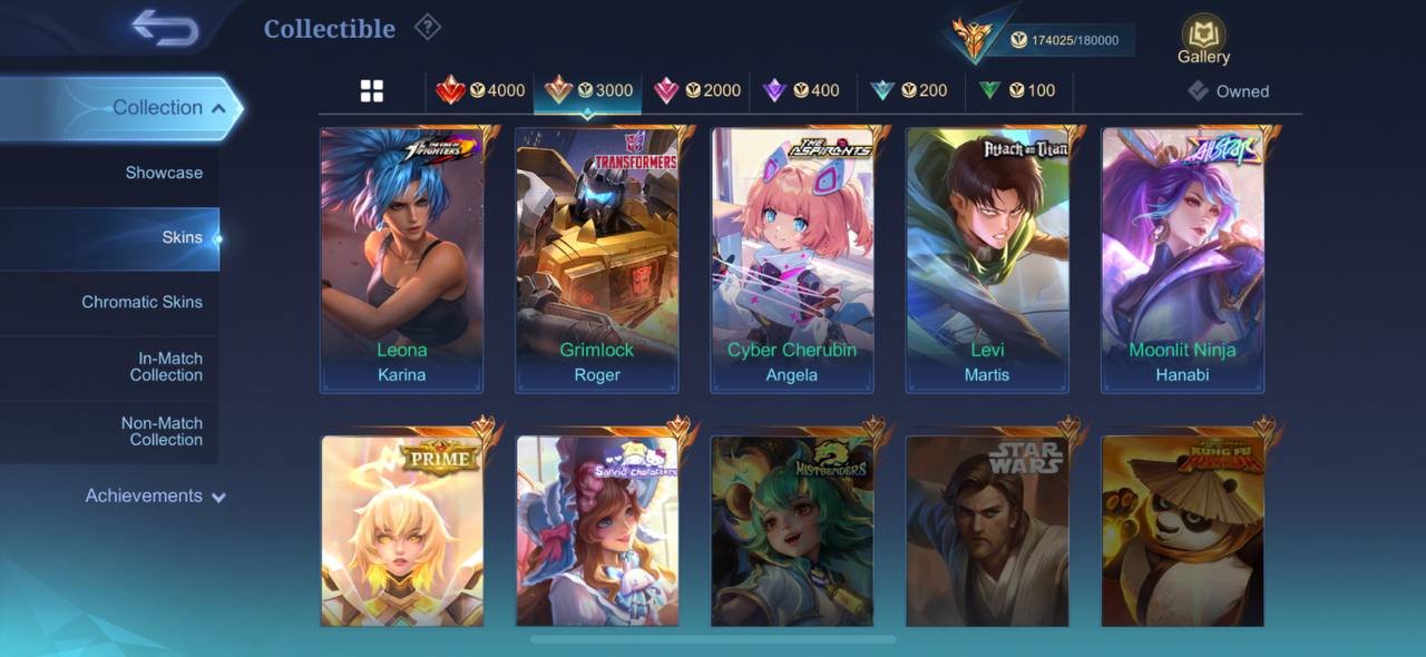 #MG97 Top Rank Mythic 40⭐; LEGEND Franco, Saber, Freya, Lesley; Levi Martis; 🔥🤩