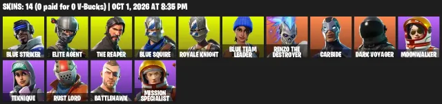 ⭐[ЛИЧНЫЙ АККАУНТ]⭐|🚀💎Blue Squire💎|💎Royale Knight💎|💎Take The L💎|💎Mako💎|💎Elite Agent💎|➕🎁За отзыв, Продажа, скины 14