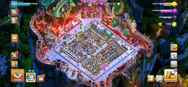 🟨🔥【 TH 18 FULL 】⚡ 243 LVL ⚡💎 27 TOTAL SKINS + DECORATIONS💎【HEROES - 110/110/89/85/55/25】⚡RELINK⚡🟨🔥, 18 TH Home Village, 10 TH Builder Base