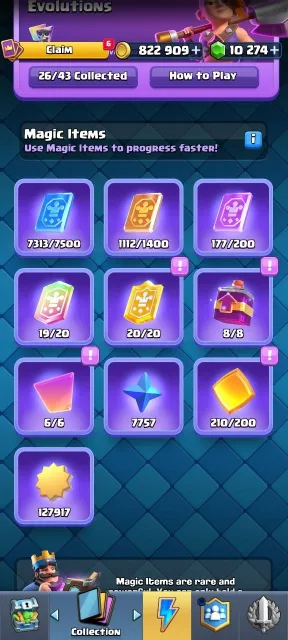 【✅ FULL ACCESS WITH EMAIL✅】 | ✦ 🔥 10K GEMS🟢, 30 ARENA, 1939 LEVEL💎, LOTS OF MAGIC🔮, 30 arena, 1939 level, 12752 trophies, 123 cards, No