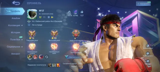Street Fighter Pakito Guinevra 1млн харизмы, Продажа, Ранг: Мифический, Уровень: 8, Процент побед: 73%, Герои: 50, Облики: 50