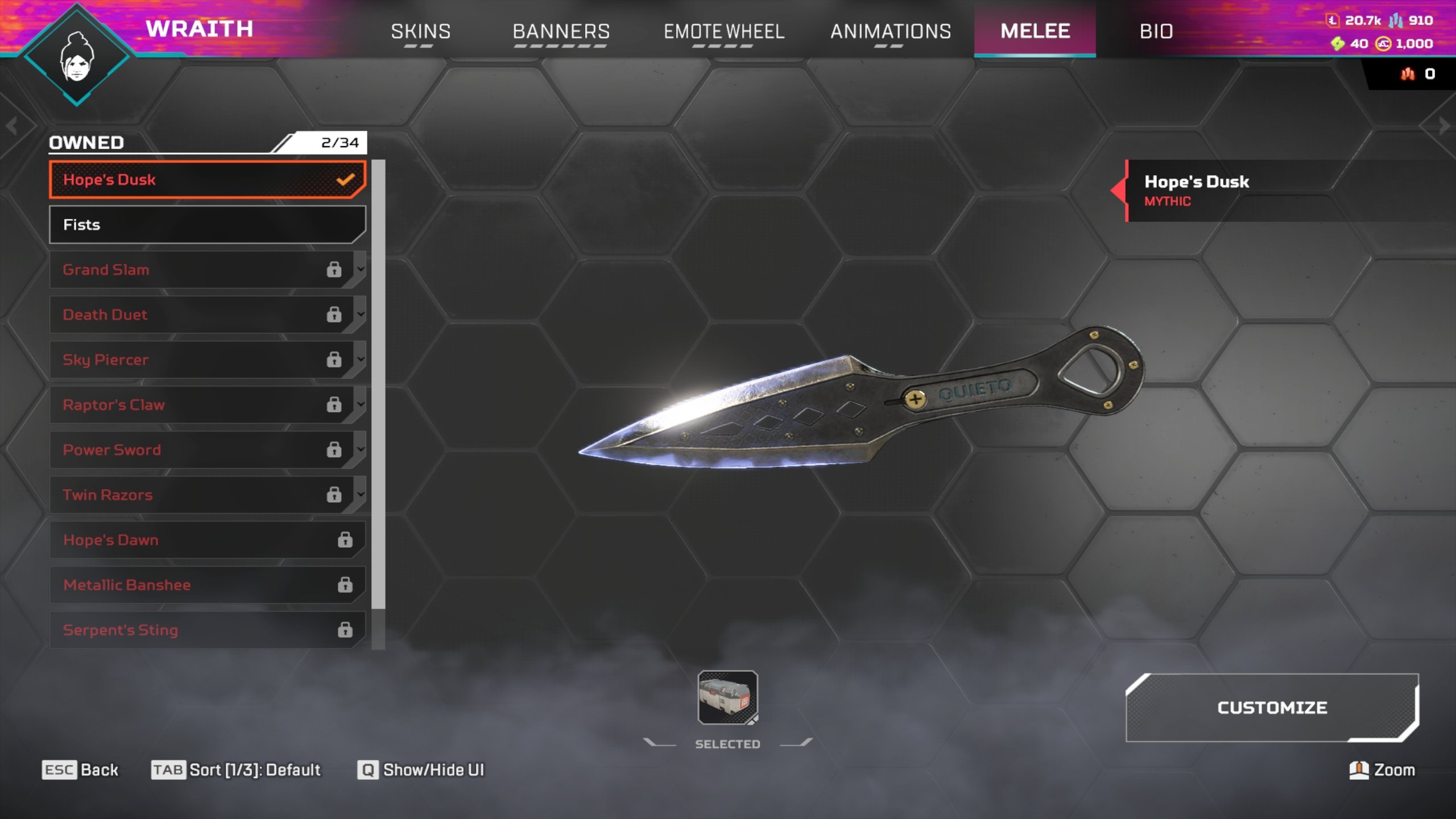 blue kunai, voidwalker, EA account, complete rebinding, No rank, 547 level, Relic: Yes