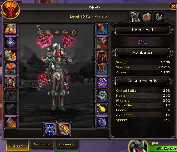 account 8 wars 1 dh. main 293, 90 level, Human, Warrior