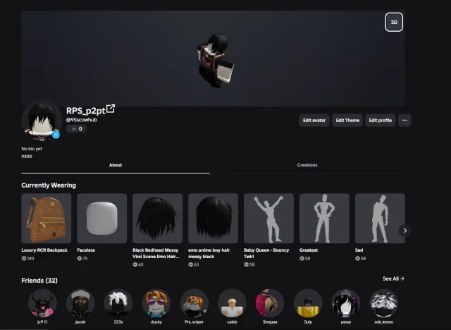 ≈15-20k total; old gamepass items; reg 2021; many items; main; da hood blade ball criminality, Sale, Voice chat: No