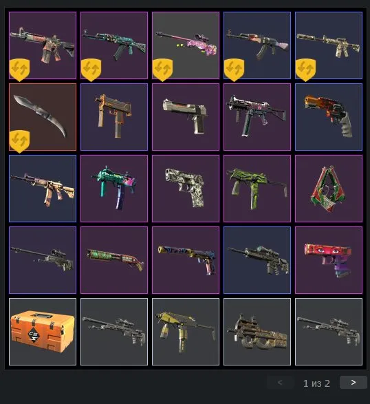 INVENTORY WORTH 13,000 RUBLES. selling personal account, full relink (includes knife and prime status), Sale, With inventory, Has PRIME, 6100 CS Rating