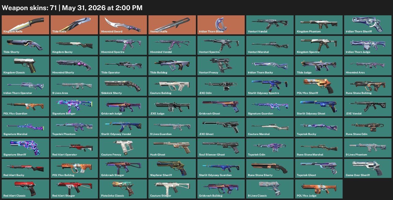 🟡FATTY ACC🟡5 KNIVES🟡71 SKINS🟡FULL ACCESS🟡, Sale, Platinum 1, Agents: 16, Skins: 71