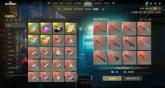 [13 PROGRESSIVE] AZURE CHROMA LV10 + AUG MINO LV10 + AUG BUMPER CHROMA LV10 + M4 Phoenix LV10, Нет BATTLEGROUNDS Plus