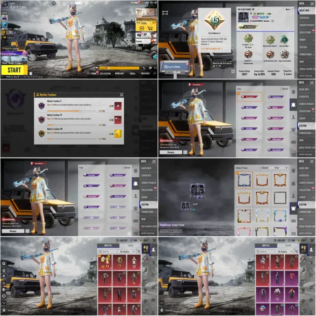 Metro Royal Play"Scral Lvl 4 (KillMsg)7 Guns (KillMsg)2 Uza"Pool Daica"Rename Card, Продажа, 68 уровень, Ранг: Ас, 30+ мифик скинов, 10+ прокачиваемых оружий, 5+ килл чатов, Нет спорт каров
