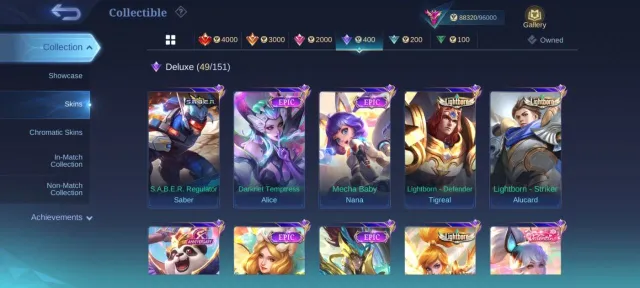 Naruto Lukas Kishin Angela HXH harith collector yss selvana Badang LUCKYBOX Haya Freya neobest Ling, Продажа, Ранг: Мифический, Уровень: 54, Процент побед: 50%, Герои: 108, Облики: 246