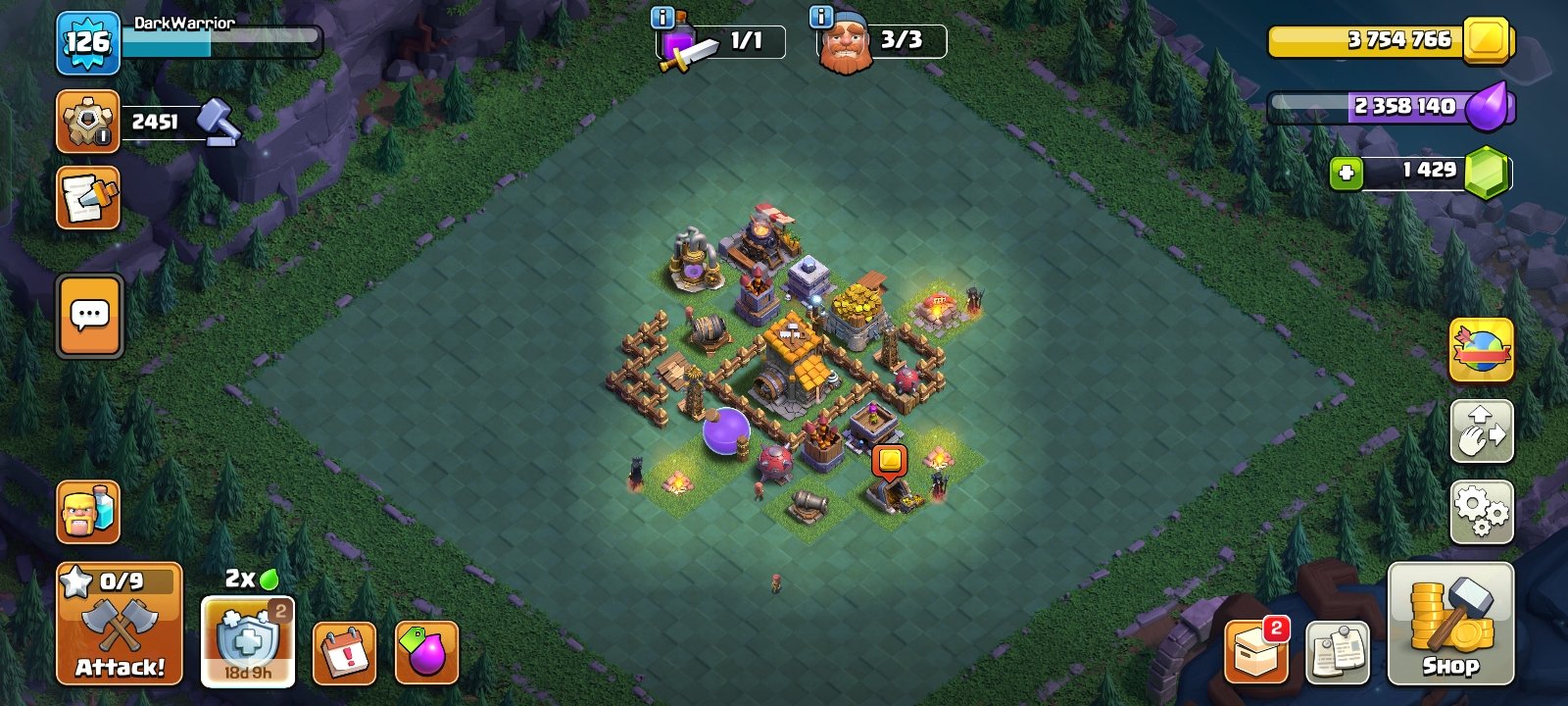 TH12 | Gold E-Drag Statue + 7 Rare Event Items | 2x Hammers + Books | Gems, 12 TH Main Village, 7 TH Builder