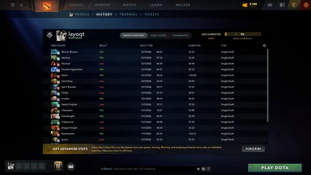 🕯⚜️【𝐋𝐚𝐲𝐨𝐐𝐭】⚜️🕯 🖤 Je vends un compte | ⚔️ 2760 MMR | 🖤 8689 de courtoisie 🦇, Vente, 2760 MMR, 8689 de courtoisie, 8689 de politesse, 109 matchs