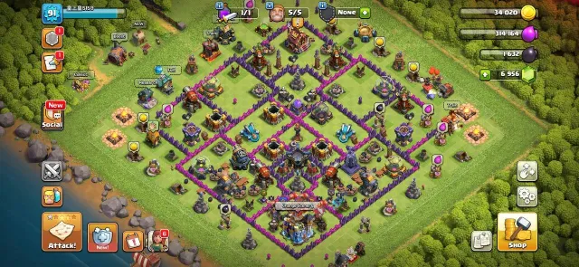 🏰 TOWN HALL 18 🏰 🐿️ BUILDER HALL 6 🐿️ 🍄 BUILDERS 5 🍄 🌋 LEVEL 91 🌋 💎 GEMS 6956 💎 🚀 AUTO-DELIVERY 🚀, 18 TH Home Village, 6 TH Builder Base