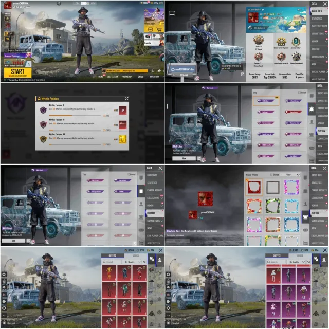 M24 Lvl 3"Scral,Kar98,Machete (KillMsg)Urban Pant"3 Uza"Dune Daica, Продажа, 60 уровень, Ранг: Корона, 20+ мифик скинов, 1-9 прокачиваемых оружий, 1-4 килл чатов, Нет спорт каров