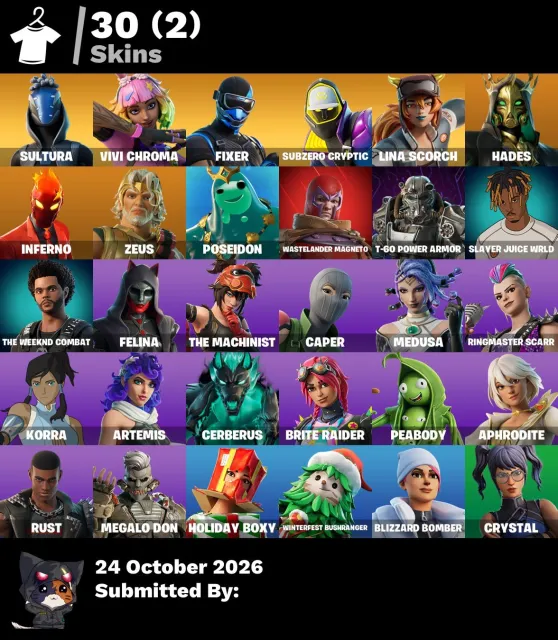 ✅⁕【 WARRANTY 】🔴30 SKINS🔴800VB🔴Sultura 🔴 Vivi Chroma 🔴 Fixer 🔴 Subzero Cryptic 🔴 Lina Scorch🔴, Sale, skins 30