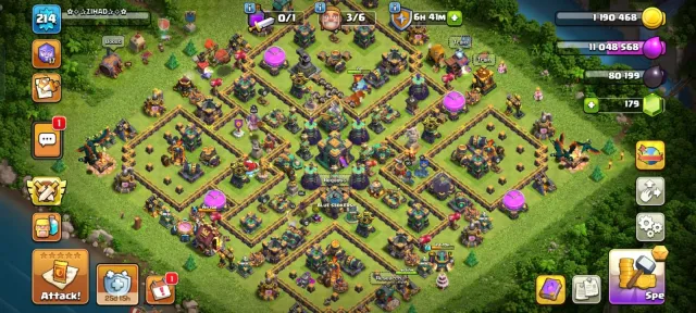 🏆 TH14 FULL MAXED 🏆 7X EQUIPMENT (NEAR MAX) 🏆 1873 RAID MEDALS 🏆 2100 WAR STARS 🏆 84-85-55-60-30 🏆, 14 TH Родной Деревни