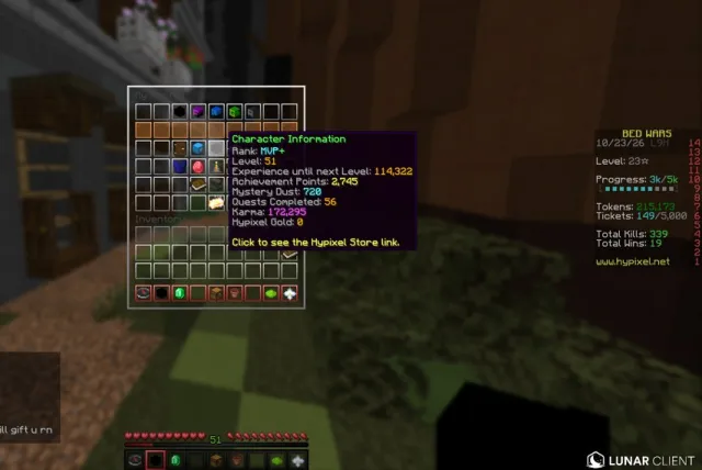 🔥ACCOUNT FROM 2013 🔥 [MVP+] HYPIXEL | FULL ACCESS + CAPE FOR $12 IN LUNAR CLIENT, Sale, All account data