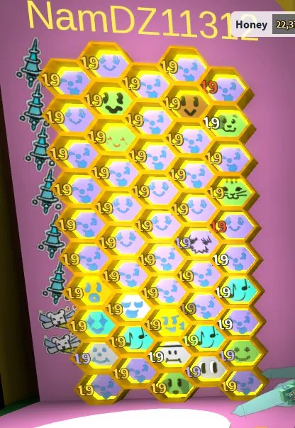 Blue hive 19 lvl full gifted, petal planter, hidroponic planter, almost coconut belt, Accounts