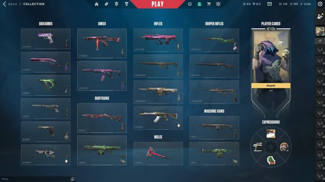 No rank 5 premium skins 1 BP (Battle Pass), Sale, Ranked unlocked, Agents: 25, Skins: 21