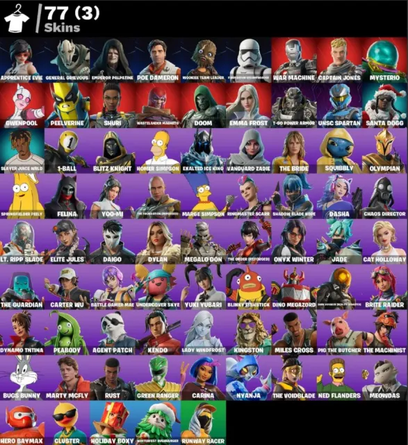 🎮 Fortnite Acc LVL 1449 | 77 Skins | 1150 VB ✅ Full Email | PC/XBOX/PSN | Instant Delivery, Продажа, скины 77