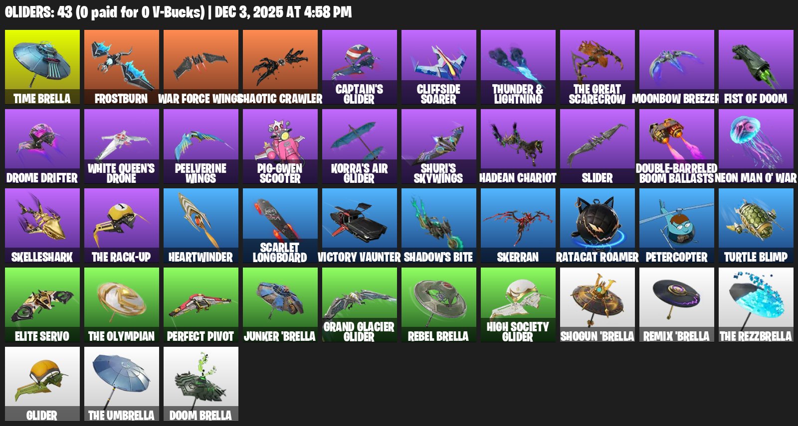 ✅BASIC ACCOUNT ✅FULL ACCESS✅From Nov 25 , 2023✅| Hades | Zeus | Peter Griffin | Valeria, Sale, skins 39