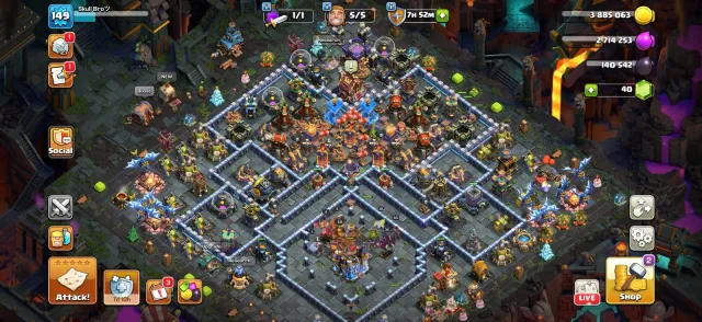 ◎ TH 18 Donator ID ◎ Good Troops ◎ High Level Defense ◎ Paid Scenery, 18 TH Main Village, 1 TH Builder
