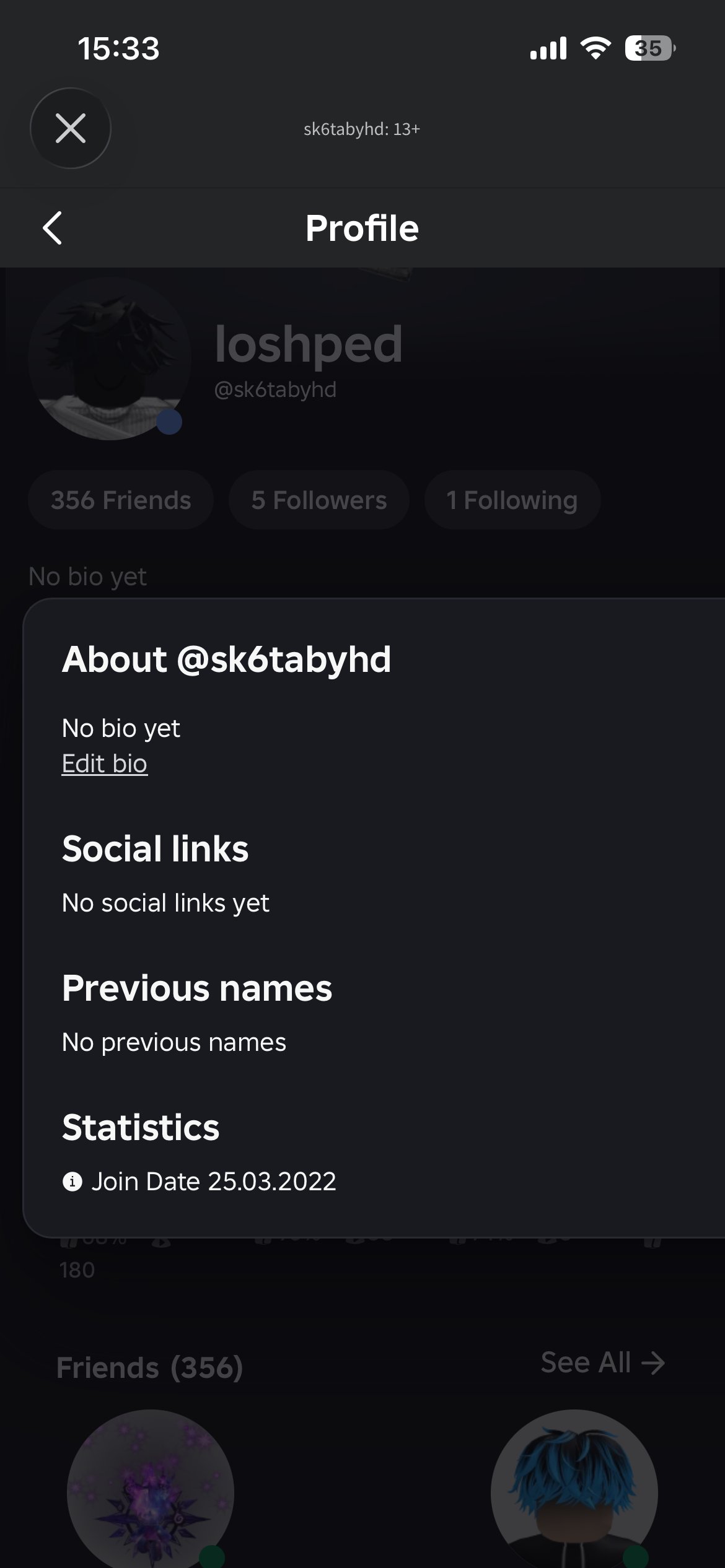 Roblox account 2022 top, Sale, Voice chat: No