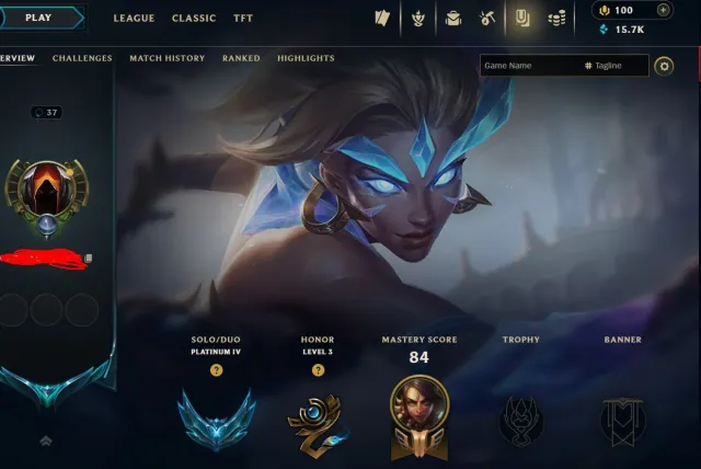 🔑EUW🔑80% Winrate🔑S16 Platinum IV🔑Emerald II MMR🔑Handleveled🔑28 Champs🔑2 Skins🔑#1197, Продажа, уровень 37, чемпионы 28, скины 2, Платина