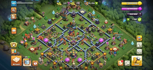 ⚔️✅【 Clash of Clans 】⚔️【 14 Ратуша 】⚔️【 Полный доступ + Гарантия 】✅⚔️, 14 TH Родной Деревни, 8 TH Строителя