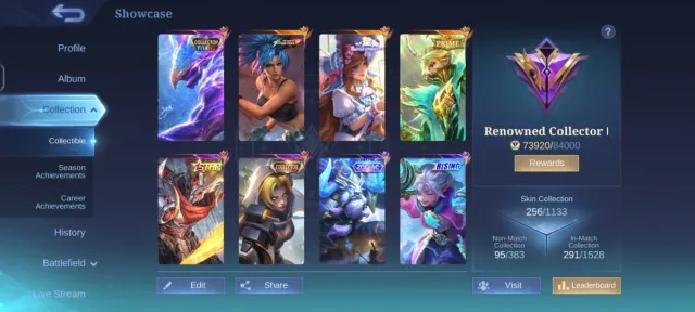 Coll novaria and xavier/ season flora, Sale, Rank: Mythic, Level: 50, Winrate: 60%, Heroes: 50, Skins: 260