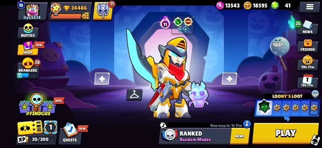 💎🔥🎯BUNCH OF OLD SKINS🔥🚀FATTEST ACCOUNT🔥🚀🏆24000🏆🔥🚀WITH EMAIL💎🔥🎯, 20000 trophies, 77 brawlers
