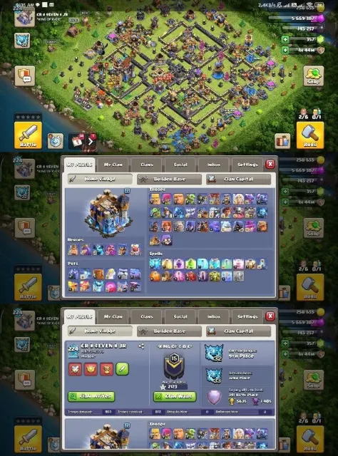 Th18➤70% off shop➤almost max village➤Nc available➤All hero max➤Warstar 2123➤Local Indonesia, 18 TH Родной Деревни, 10 TH Строителя