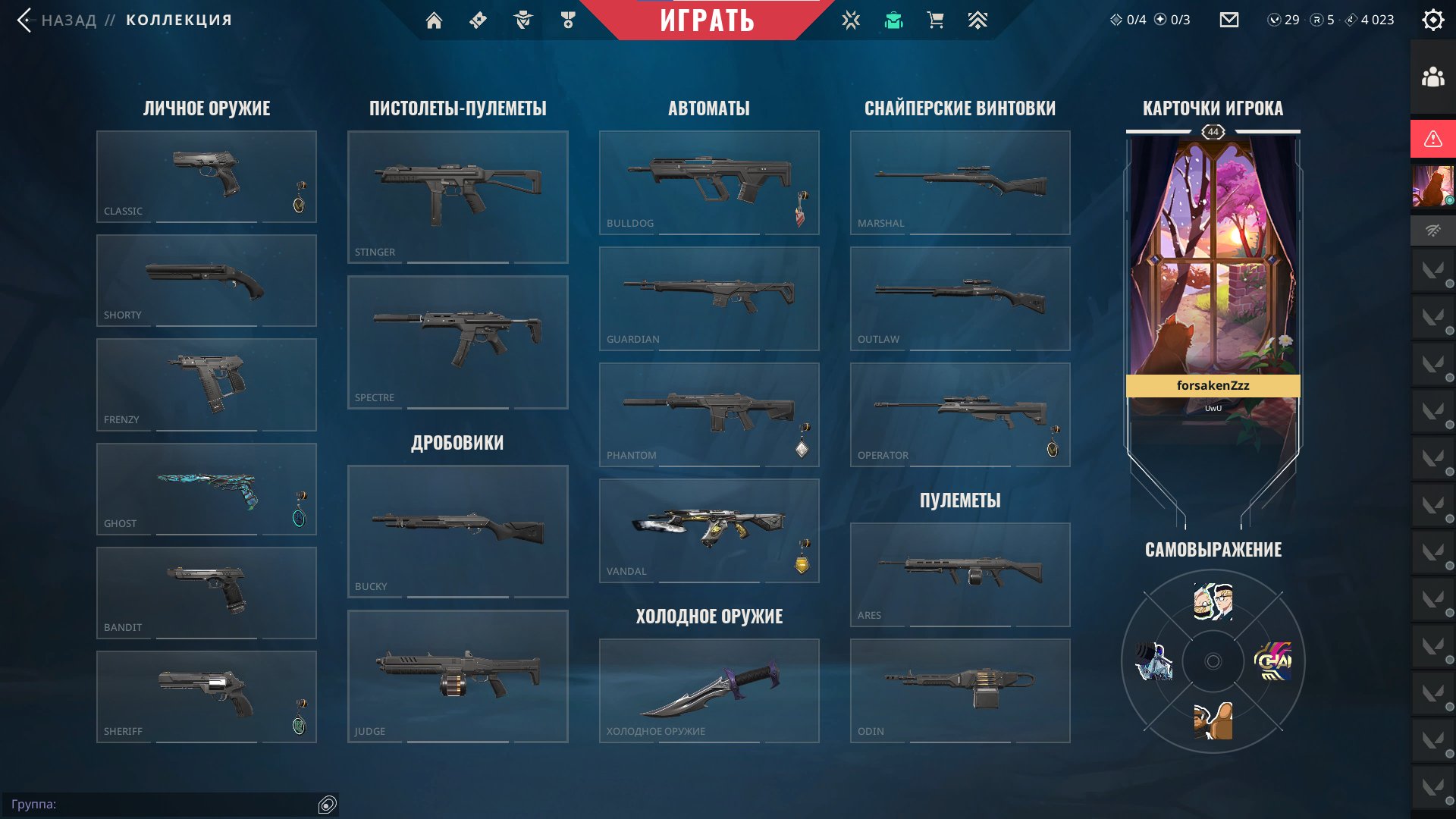 A good account with nice skins., Sale, Ranked unlocked, Agents: 13, Skins: 13