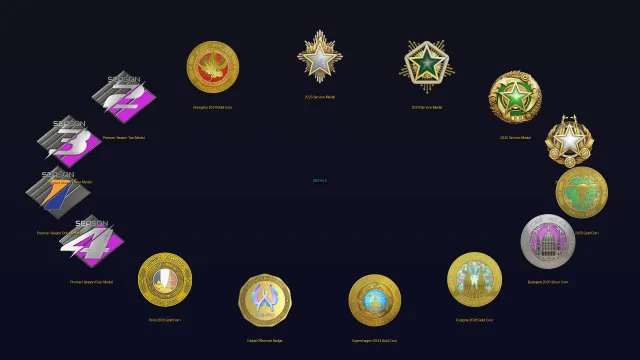 #CU353 💮PRIME, 15 MEDALS, 1-4S PINKS, 5S 20K BET + INVENTORY💮2022Y💮1561H💮, Sale, With inventory, Has PRIME, 20000 CS Rating