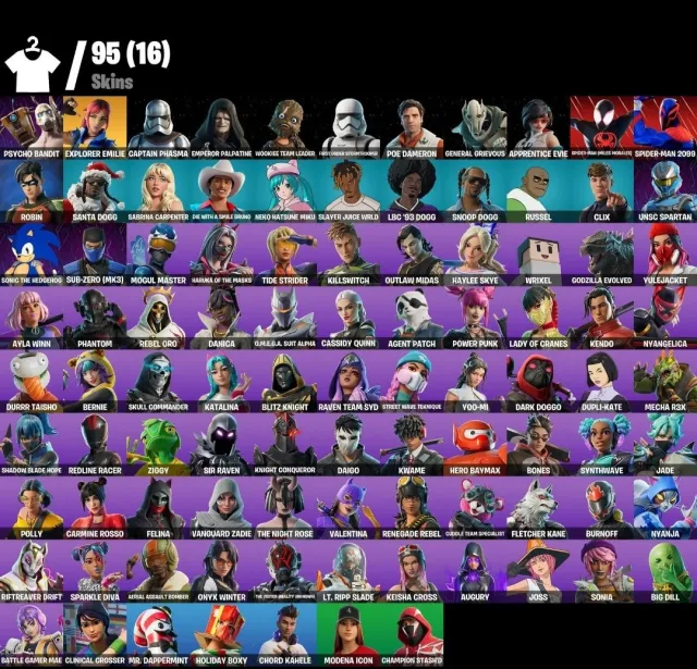 💙[97 SKINS ]💙[ACCÈS COMPLET ]💙[CHANGEMENT DE DONNÉES EMAIL ] 3300 VB💙Garantie💙, Vente, skins 97