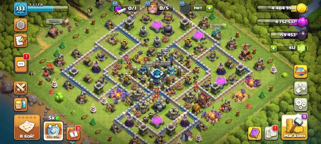 Personal account⚡13TH⚡133 LVL⚡5 Builders⚡⚡Description!, 13 TH Home Village