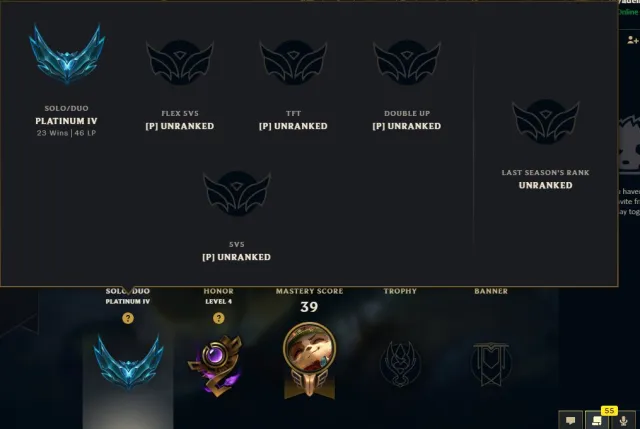 EUW 🟢 СВІЖИЙ АККАУНТ 🏆 ПЛАТИНА 4🔥 48% ВІДСОТКУ ПЕРЕМОГ🟢 43 Чемпіона🟢 7 скінів🟢Непідтверджена електронна пошта🟢, Продаж, рівень 42, Немає ранга