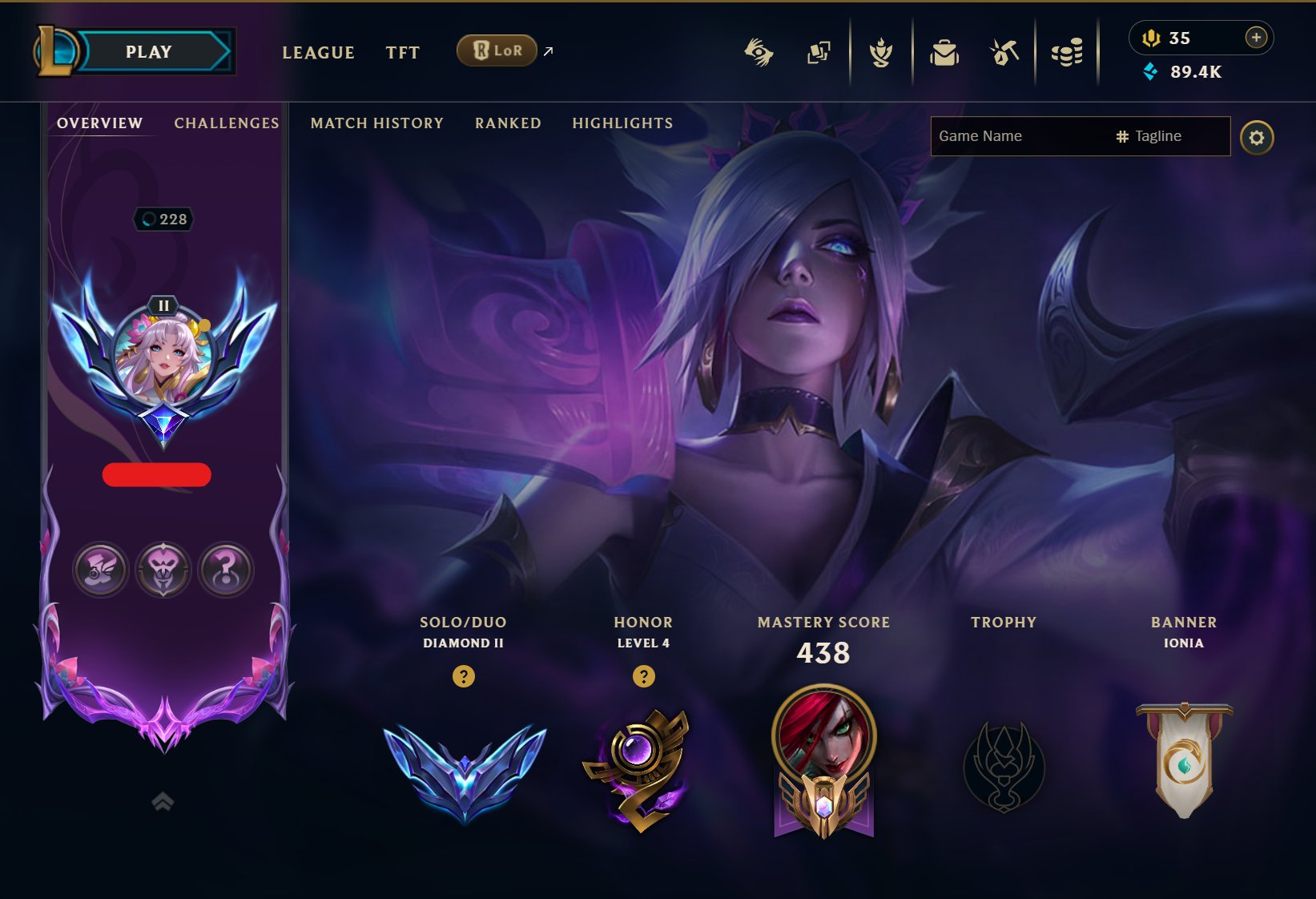 💎💎DIAMOND 2 75LP💎💎PERSONAL ACCOUNT💎💎FULL DATA CHANGE💎💎, Sale, level 228, champions 172, skins 99, Diamond