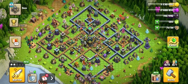 TH 17 Max~heros-72/70/50/20~3× Hero Skin~All Equipment~Full Magic Item~Connect To Buyer Mail, 17 TH Родной Деревни, 8 TH Строителя