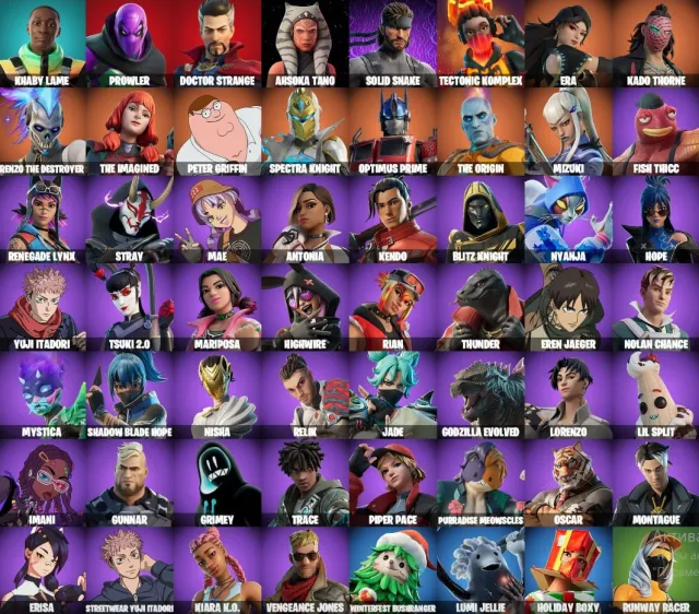 🔥FORTNITE ACCOUNT 🔥 EMAIL CHANGE 🔥56 SKINS 🔥84 PICKAXES 🔥62 EMOTES 🔥71 GLIDERS 🔥, Sale, skins 56